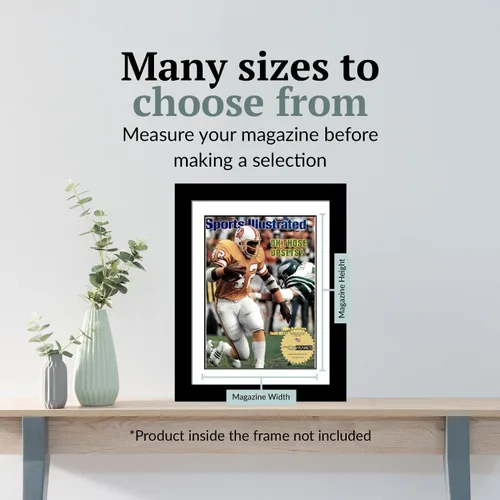 Vista 8 de Creative Picture Frames - Marco de fotos para revistas Sports Illustrated, de 8 x 10.5 pulgadas, adecuado para ediciones de coleccionista