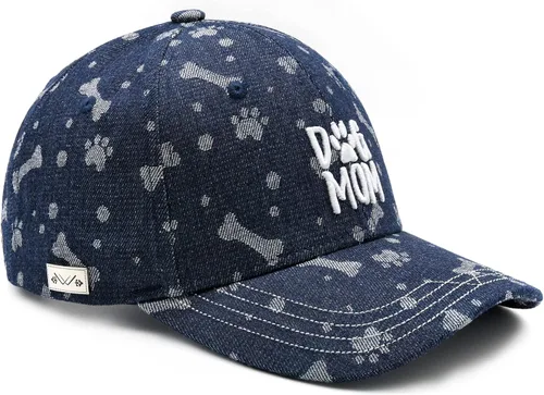 Vista 3 de Waldeal Gorra bordada de béisbol con diseño de perro para mujer, diseño de pata de jacquard, regalo para amantes