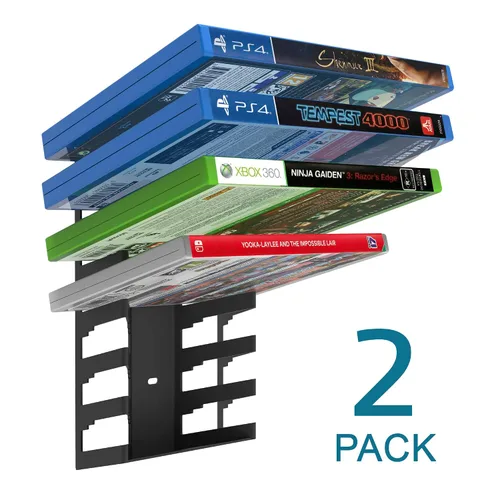 Vista 3 de Monzlteck Video Game Case Storage Wall Mount,Gaming Accessories