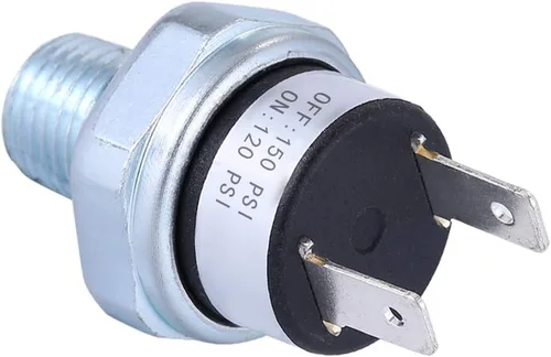 Vista 4 de Interruptor de Presión 120-150 PSI Interruptor de Presión del Compresor de Aire Interruptor de Presión de Aire 1/4"-18 NPT Interruptor de Presión