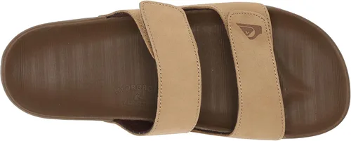 Vista 5 de Quiksilver Rivi - Sandalias de cuero con doble ajuste para hombre