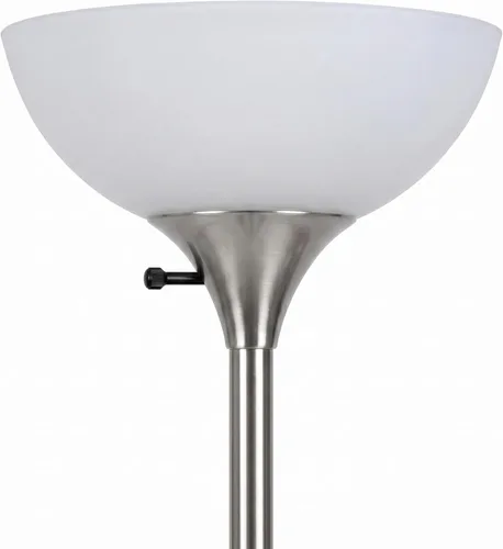 Vista 9 de Brightech Lámpara de pie LED regulable Sky Dom, lámpara de pie Torchiere para sala de estar, dormitorio y oficina, lámpara de pie alta para leer