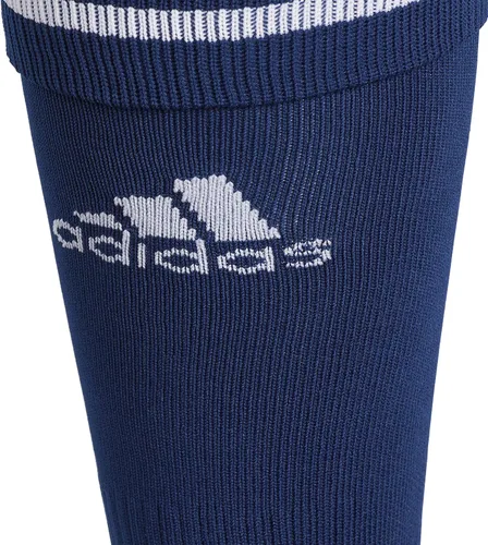 Vista 3 de adidas Copa Zone Cushion 4 - Calcetines de fútbol (1 par) para hombres, mujeres, niños y niñas, azul marinoblanco