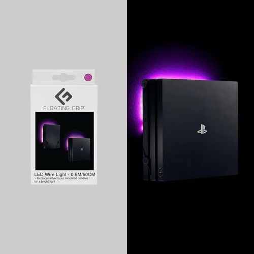 Vista 5 de 1 feet/0.5M Light Strip by FLOATING GRIP - LED Light Strip with USB Plug and Removeable Sticker on The Back. (Pink)