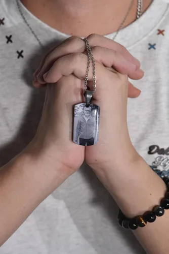 Vista 7 de Collar personalizado con colgante de urna de cremación para hombre, niño, niña, acero inoxidable, soporte para cenizas, recuerdo conmemorativo