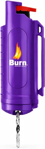 Vista 7 de Police Stun Gun Burn Pepper Spray Combo de defensa personal - M12 Morado