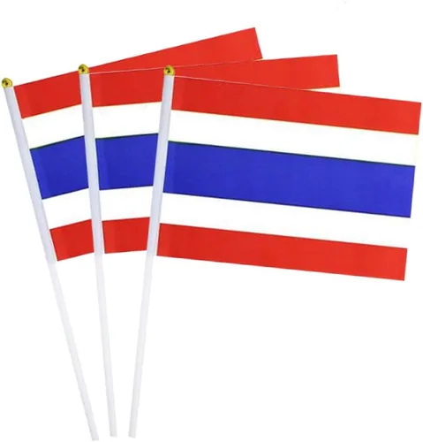 Vista 20 de Bandera de Bélgica, pequeña bandera de Bélgica en palo, ideal para fiestas, desfiles, eventos deportivos, decoraciones de festivales patrióticos