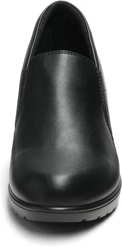 Vista 3 de DREAM PAIRS - Zapatos de tacón bajo y grueso para mujer, cómodos mocasines de tacón sin cordones, zapatos de trabajo para oficina y negocios