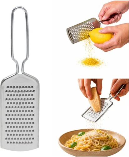 Vista 12 de HIC Kitchen Handy Rallador Zester, acero inoxidable japonés 420J2, juego de 2