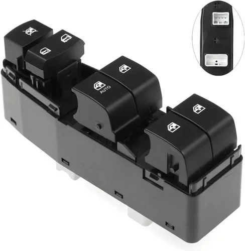 Vista 5 de Interruptor de ventana principal de la energía eléctrica del coche Botón elevador LHD, para Chevrolet Epica 2007-2013 96645319, Interruptor