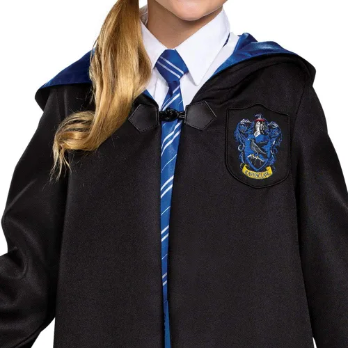 Vista 4 de Harry Potter Hogwarts - Bata clásica para niños, disfraz, accesorio