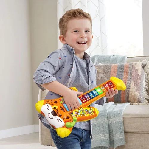 Vista 6 de VTech - Guitarra Zoo Jamz Tiger Rock, naranja