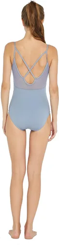 Vista 7 de Swdarz Leotardo de baile para niñas leotardos de ballet para mujer para gimnasia camisola frontal