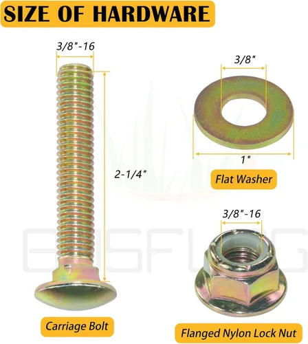 Vista 6 de Paquete de 2 poleas tensoras 197379 que reemplazan a Craftsman 197379, polea tensora Husqvarna 532197379, 196106, 197379, 532196106 Husqvarna