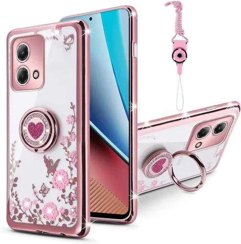 Vista 18 de Funda para Moto G Stylus 4G 2023, Moto G Stylus 2023 (no 0.18 oz) para mujer, con purpurina, suave, elegante, transparente, TPU de lujo, bonita