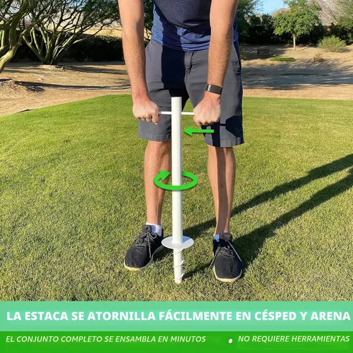Vista 2 de GoSports - Juego de Tetherball de Patio - Tetherball al Aire Libre de Tamaño Completo