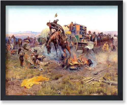 Vista 25 de Poster Master Vintage A Mexican Vaquero Print – Póster retro de vaquero – Arte occidental – Diseño de pared del salvaje oeste – Regalo para hombres