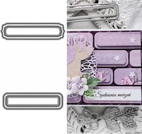 Vista 14 de DzIxY Troqueles de corte de metal con borde de encaje para kit de fabricación de tarjetas, troqueles de papel de relieve, plantillas de máquina de 10