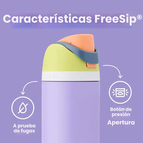 Vista 4 de Owala Botellas de agua aisladas de acero inoxidable de 32 onzas con popote, juego de 2