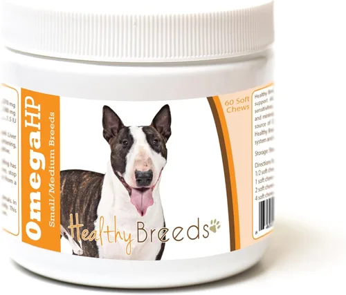 Vista 78 de Healthy Breeds Affenpinscher Omega HP - Masticables suaves para piel y pelaje, 60