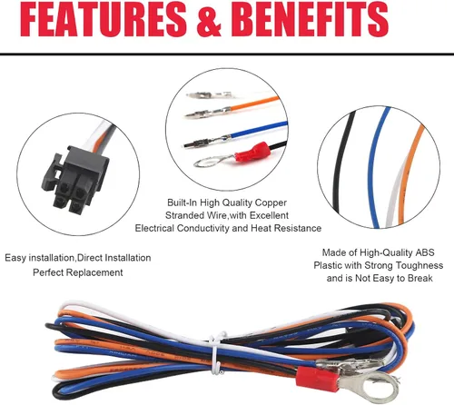 Vista 4 de VASTAUTO Arnés de cableado de espejos de remolque para Chevy Silverado 1500 2500HD GMC Sierra 2014-2018 luces de carga para camiones luces