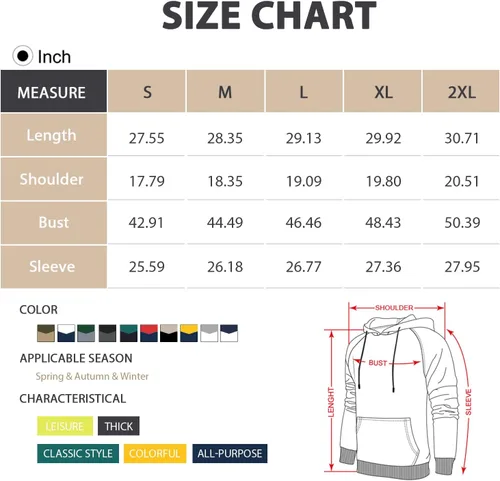 Vista 7 de Sudadera con capucha de forro polar de peso medio para hombre, casual, bloque de color, con bolsillos