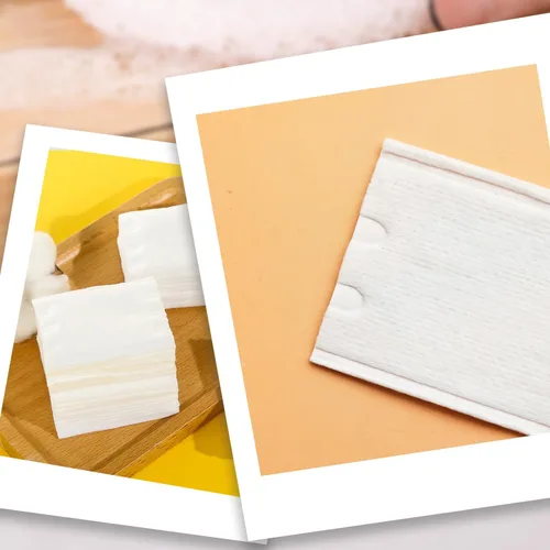 Vista 8 de 200 almohadillas rectangulares de algodón orgánico puro para maquillaje facial sin pelusas, almohadillas de limpieza facial cuadradas, toallitas