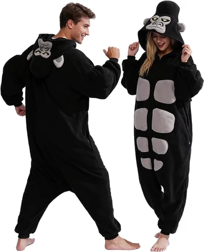 Vista 6 de Adult Onesie, Halloween Onesie Adult Onesie Pajamas Funny Cosplay Costume