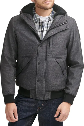 Vista 11 de Chaqueta para Hombre de Levi's, Bomber con Capucha y Forro de Sherpa Suave