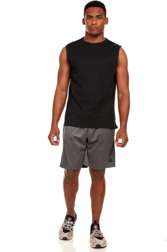 Vista 2 de Russell Athletic Dri-Power - Camiseta sin mangas ajustada para hombre, para gimnasio, playa, correr, equipo de baloncesto