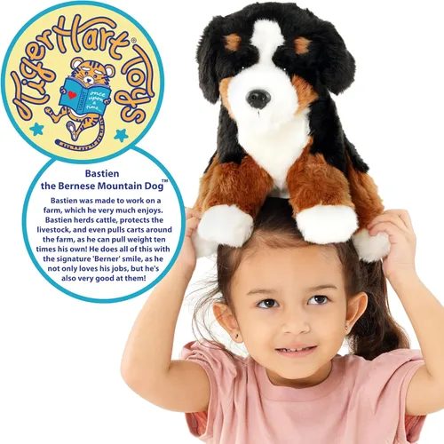 Vista 3 de TigerHart Bastien El Perro de Montaña Bernés - Peluche de 33 cm