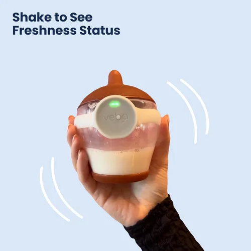 Vista 4 de Veba Smart Baby Bottle Monitor® [COMO SE VISTO EN Shark Tank], rastreador inteligente de leche, esenciales para la alimentación del bebé