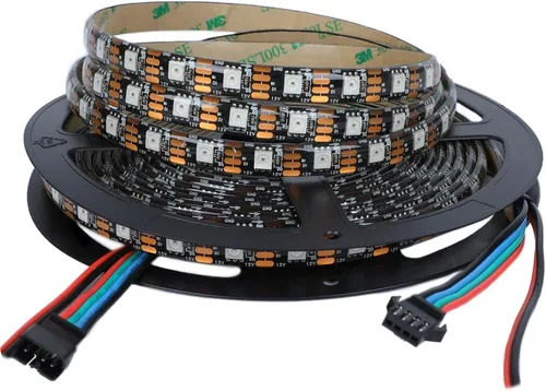 Vista 16 de WS2812B - Tira de LED de 12 V WS2815 (WS2812B actualizado) con luz direccionable individualmente, tira de LED programable con conectores JST-SM de 4