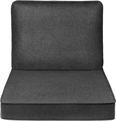 Vista 9 de Quality Outdoor Living - Cojín profundo para asiento y respaldo, 23 x 26 pulgadas, menta
