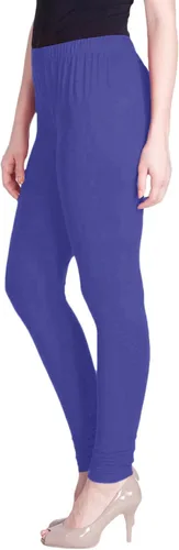 Vista 27 de ladyline Leggings Churidar elásticos de algodón para mujer Extra largos de longitud completa de cintura alta Talla regular y grande Pantalones