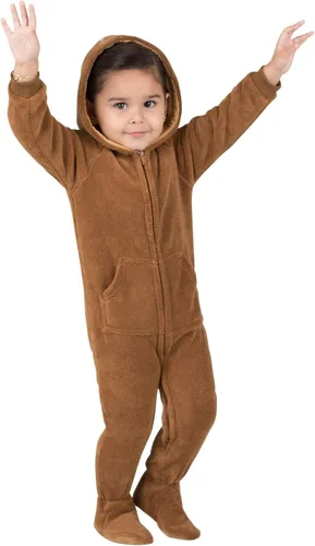 Vista 20 de Footed Pajamas - Pijama de una pieza de chenilla para niños pequeños Enterizo de pijama de una pieza para niños y niñas Unisex