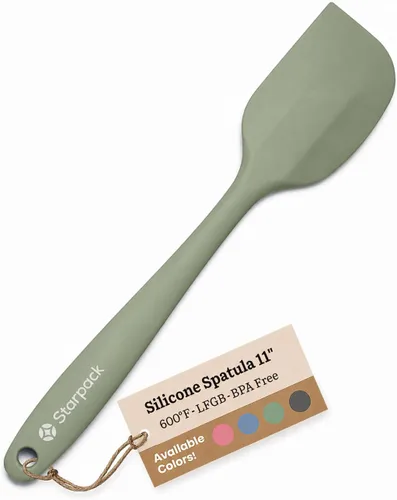 Vista 27 de Starpack - Juego de espátulas de silicona «Scrape & Stir» (2 piezas) – Juego de espátulas resistentes al calor a 600 °F – Espátulas de cocina