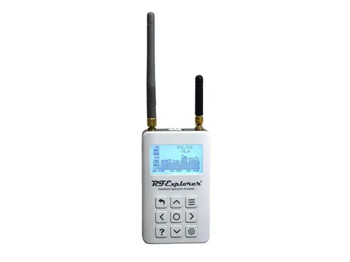 Vista 3 de LATNEX RF Explorer - Analizador digital de espectro portátil, WSUB1G Plus Slim Analizador de frecuencia portátil para radioaficionados