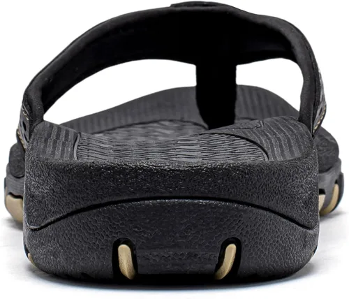 Vista 4 de KIIU Sandalias de tanga para hombre para interiores y exteriores