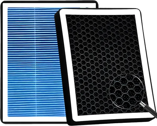 Vista 10 de CF11182 Filtro de aire de cabina con carbón activado para Honda Civic, Clarity, CR-V CRV, CR-Z CRZ, Fit, HR-V HRV, Insight, Odyssey y RDX, TLX