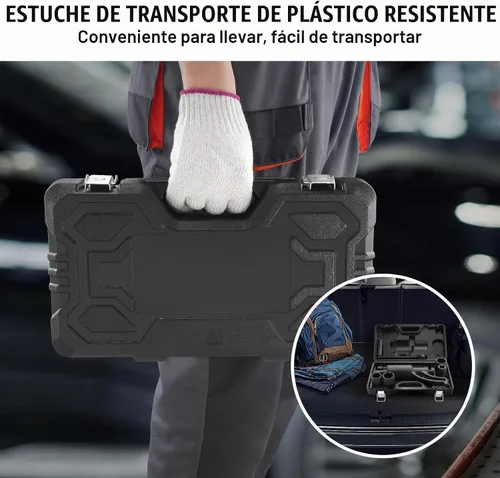 Vista 4 de VEVOR Multiplicador de Par, Juego de Llaves Multiplicadoras de Par de Servicio Pesado, Llave para Tuercas de Rueda con Impulsor de 1 Pulgada