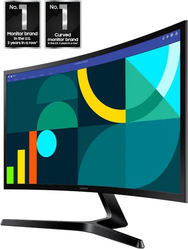 Vista 2 de Samsung Monitor de computadora curvo Essential S3 (S36GD) Series FHD 1800R