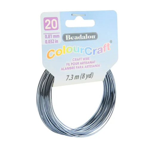 Vista 19 de Beadalon ColourCraft - Alambre para hacer joyas, artesanía pesada, núcleo de cobre estructural, calibre 16, bobina de cobre de 2.3 yardas