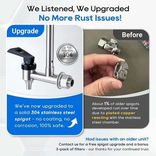 Vista 2 de LCF 𝐒𝐢𝐥𝐯𝐞𝐫 𝐈𝐨𝐧𝐬 Sistema de Filtro de Agua por Gravedad Mejorado, Alternativa Confiable al Sistema de Filtro de Agua Berkey, Estándar NSF/ANSI