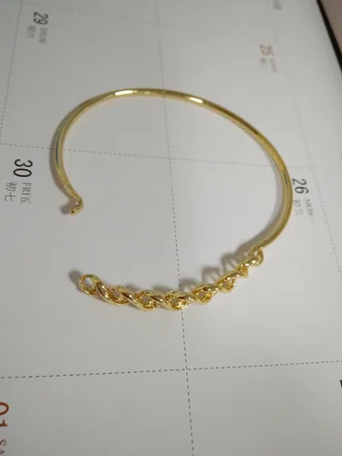 Vista 3 de 3colores espiral DNA Double Helix Química Ciencia Bangle Pulsera Molécula Bangle