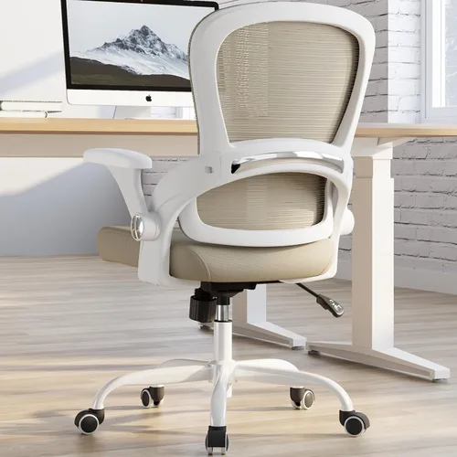 Vista 15 de TRALT Silla de oficina – Silla de oficina ergonómica con soporte trasero, sillas de escritorio de oficina en casa, asiento ancho de 330 libras, Negro