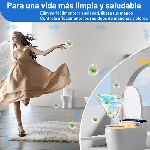 Vista 5 de Msvvko Limpiador para inodoro, tabletas limpiadoras automáticas para la cisterna del inodoro, tabletas azules para inodoro para desodorizar