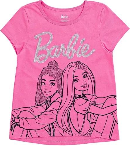 Vista 3 de Barbie Paquete de 3 camisetas para niñas de niños pequeños a grandes