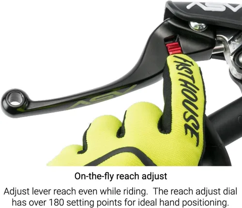 Vista 3 de ASV Unbreakable F4 Off-Road - Palanca de freno de suciedad # BDF413 - Negro