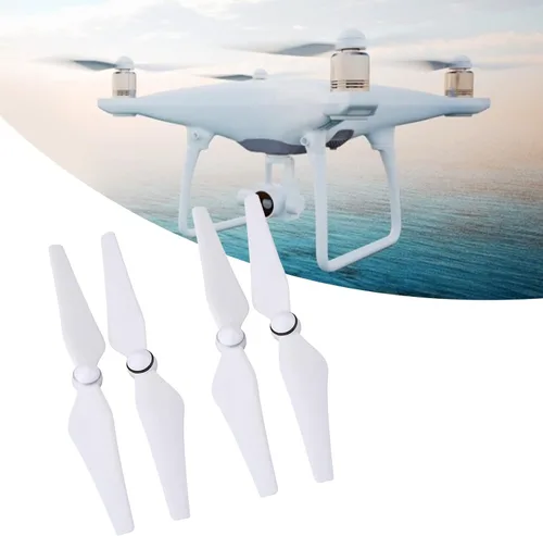 Vista 9 de VBESTLIFE Hélices Quadcopter para 4/4 Pro - 2 pares de piezas de repuesto 9450S hechas de plástico - Blanco
